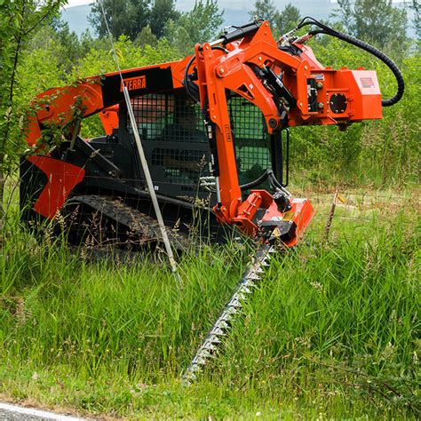 sickle mower attachment for skid steer|boom mounted mowers skid steer.